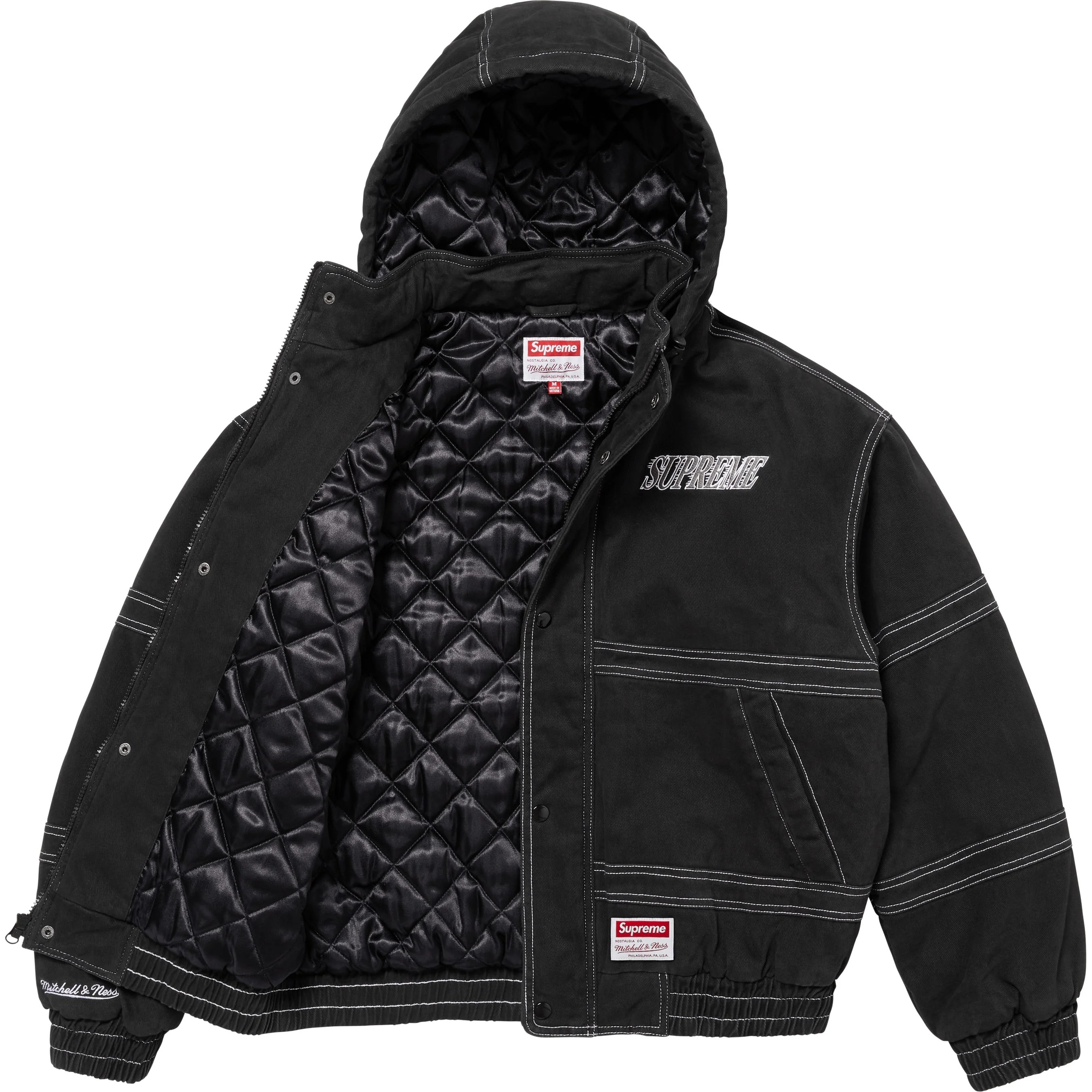 Supreme®/Mitchell & Ness® Twill Stadium Jacket view 6